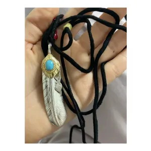 고로스 깃털 팬던트