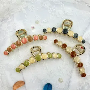 자개 마블 헤어집게핀